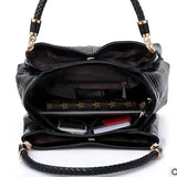 Women's Crocodile Print Large Capacity Tote Bag