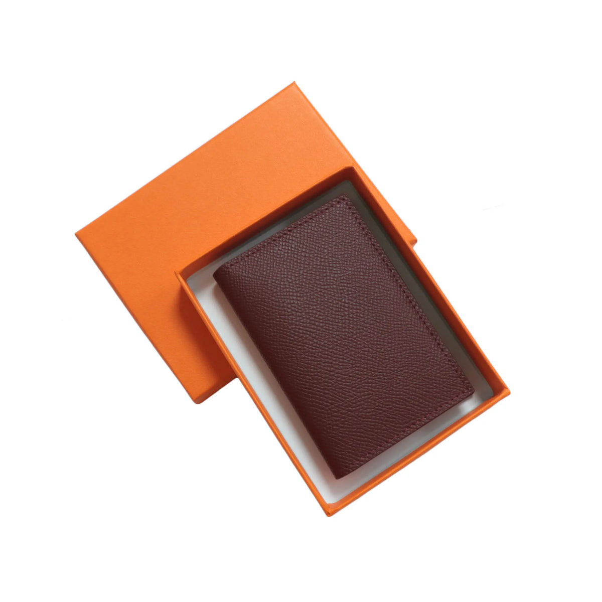 Genuine Leather Credit Card Holder for Women And Men with Free Embossing Personalized High-Quality Protective Bank Card Case