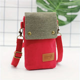 Mini Canvas Crossbody Phone Bag