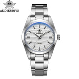ADDIESDIVE Hot Sale Quartz Watch Simple 10Bar Steel Dive Wristwatch Bubble Mirror Pot Cover Glass Sports 36mm Men Watches AD2030