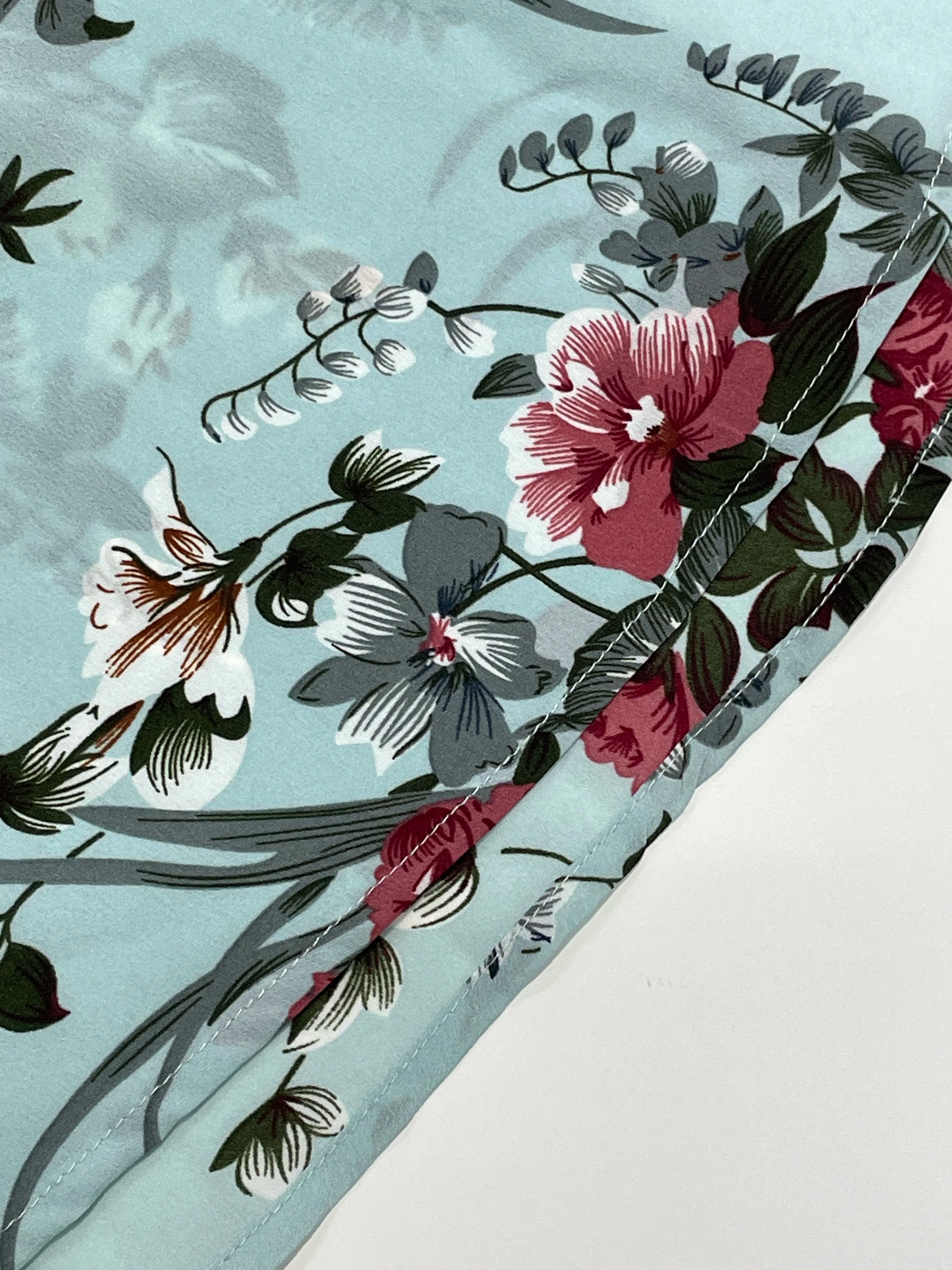 Elegant Floral Print High Slit Halter Dress