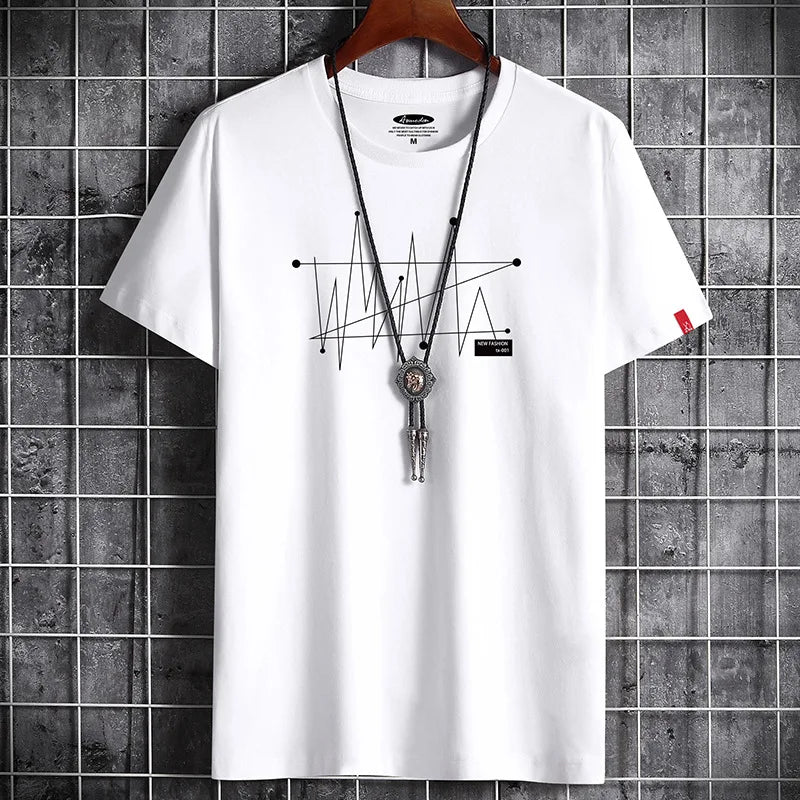 Oversized Manga Graphic Cotton Tee