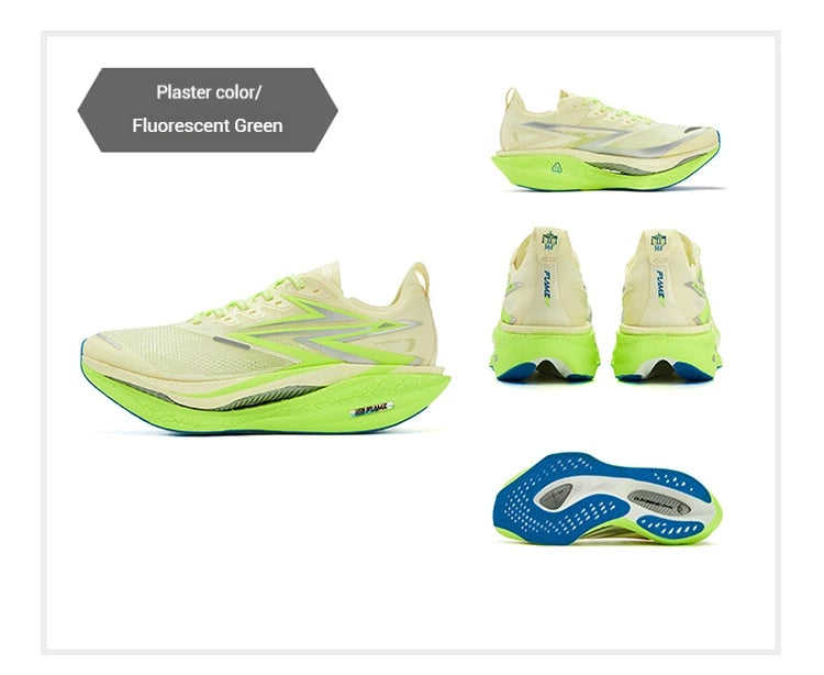 361 Degrees Flame 4.5 Men's Running Shoes Carbon Plate Breathable Stable Rebound Grippy Durable Marathon Male Sneakers 672532221