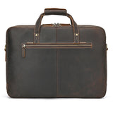 Men Briefcase Genuine Leather Laptop Bag 14 15.6" PC Doctor Lawyer Computer Bag Cowhide Male Briefcase Leather Men Business Bag