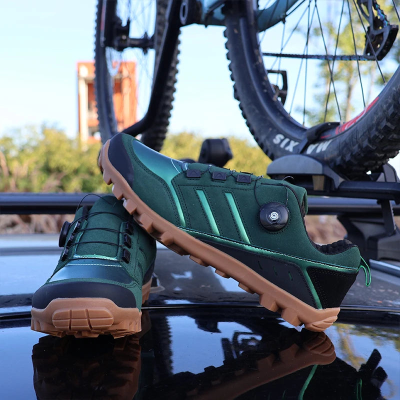 QQ-TB181 Cycling Shoes for Men, MTB Shoes, High Quality, Hiking, Gravel, Road Bicycle Sneakers for Men, Tennis Shoes, Size 39-50
