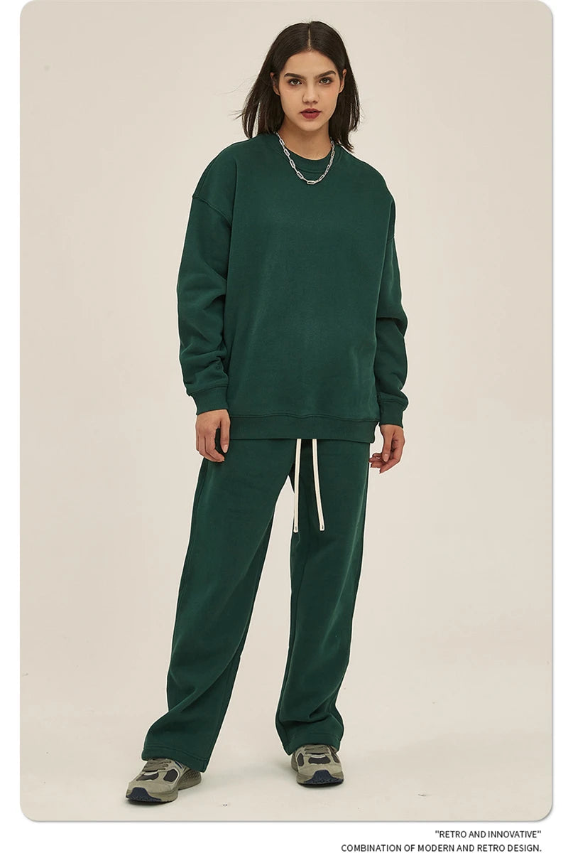 Men's 350gsm Fleece Crewneck Sweatshirt