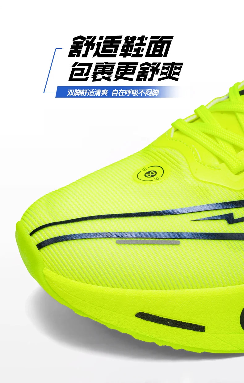 Men Marathon Running Shoes Carbon Plate Training Race Sports Outdoor Breathable Lightweight Women Comfortable Athletic Sneakers