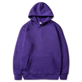 Women's Solid Color Pocket Hoodies Sports Fitness Sweatshirts Fashionable Casual Pullovers Multi Color