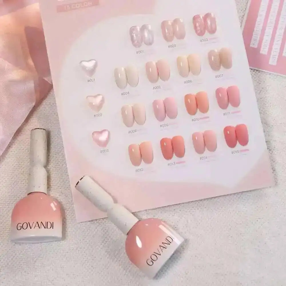 High Quality Korean Gel Polish Set Autumn  Winter Color Gel Kit Nail Salon Wholesale Marnicure Soak Off UV LED Nail Varnish Set