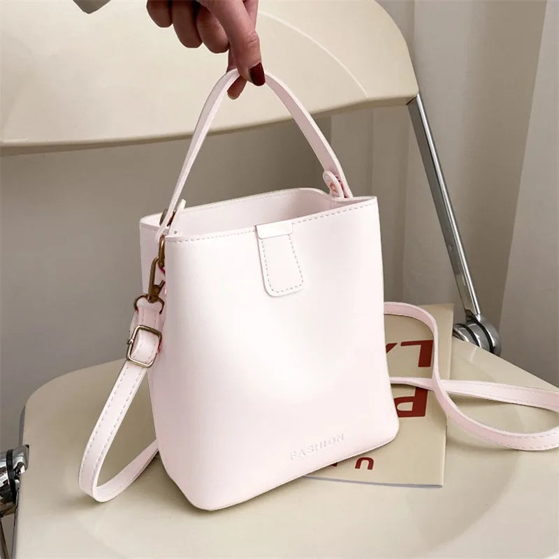 Women PU Leather Handbag Casual Tote Bag Lady Messenger Shoulder Bag Brand Design Female Totes Bolsa Black