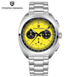 2026 New PAGANI DESIGN Turtle Back Luxury Quartz Watch for Men Fashion Sports Chronograph Men's Watch Luminous Leather strap