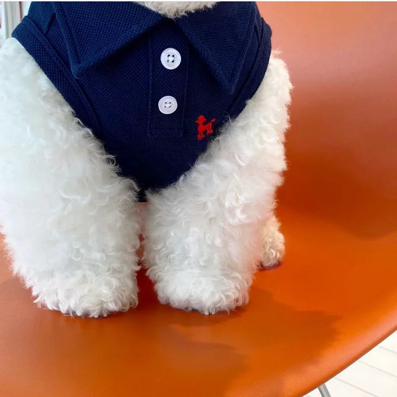 Breathable Cotton Polo Shirt for Dogs | Yorkie & Chihuahua