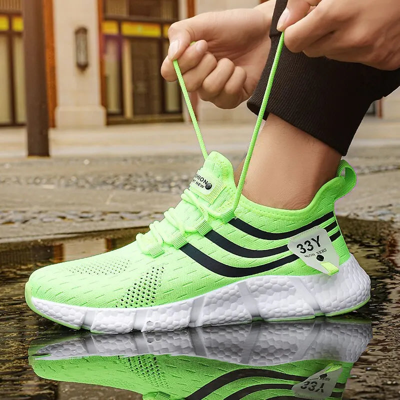 Men's Breathable Mesh Walking Sneakers