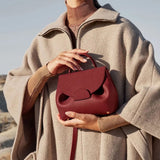 Luxury Genuine Leather Rectangle Crossbody