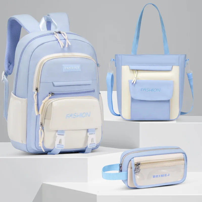 School Bags Girls Backpack Back Pack For Teenager Women Children Female Schoolbag Primary High Bagpack Class Teens Book Bag
