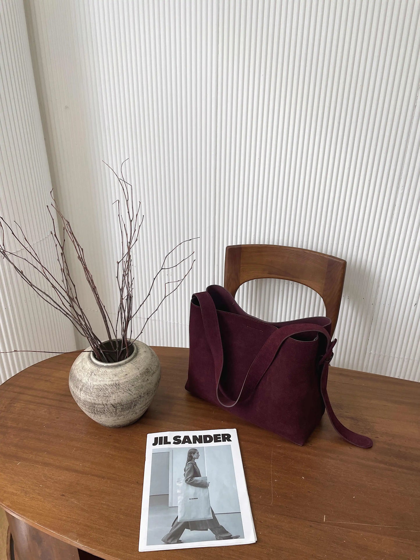 Motingsome Oversize Women Bag Luxury Suede Leather Winter Bags Frosted Cow Skin Handbag and Purses Retro Lady Tote 2024 New
