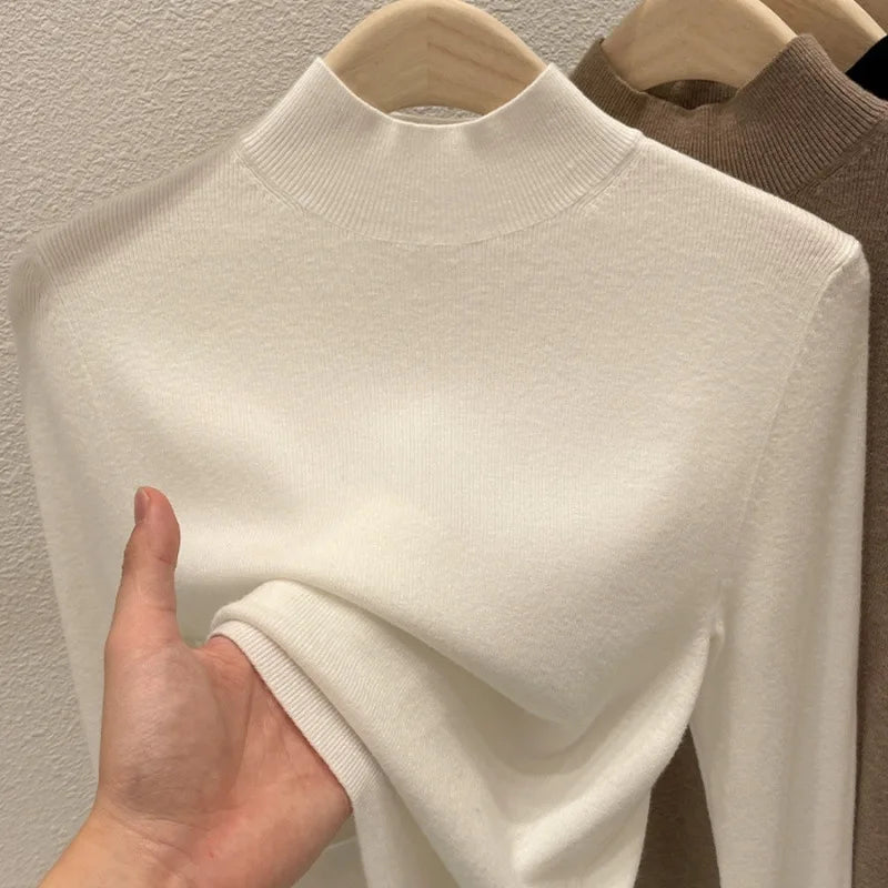 Women’s Slim Fit Knitted Turtleneck Sweater