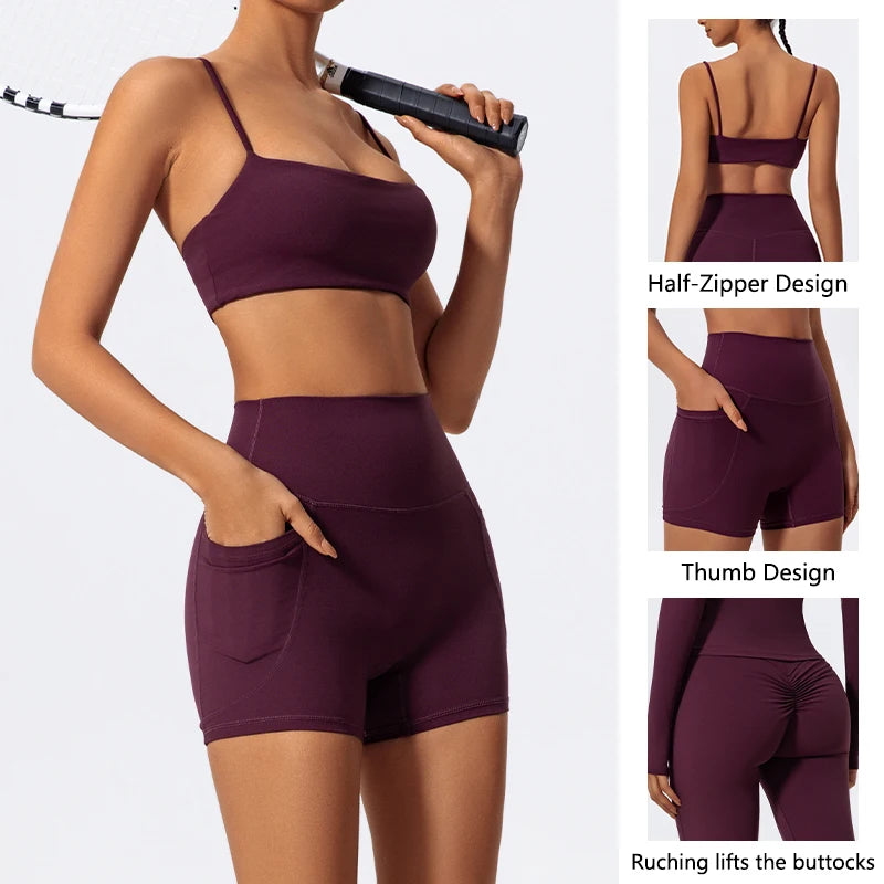 Women’s Quick-Dry Two-Piece Gym Set