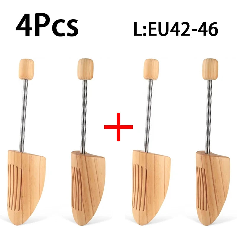 2Pcs/4Pcs Support Shoes Tree Anti Deformation Stretcher Wooden Shoe Trees for Men Women Internal Shaping Anti Wrinkle Shoe Lasts