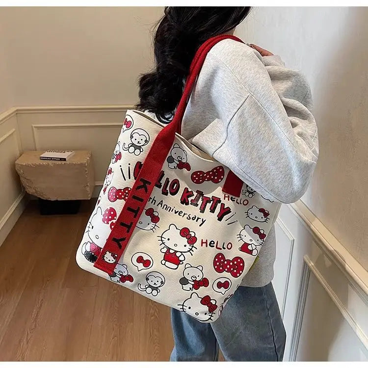 Hello Kitty Large Capacity Handbag & Backpack