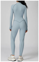 Long-Sleeved Performance Yoga Bodysuit