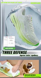 Irunsvan Qfeng1.0 Dual-color Dual-density Carbon Plated Running Shoes Shock-absorbing Lightweight Men's Water-repellent Sports