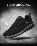 Men's Lightweight Knit Sneakers | Breathable Mesh Athletic Shoes