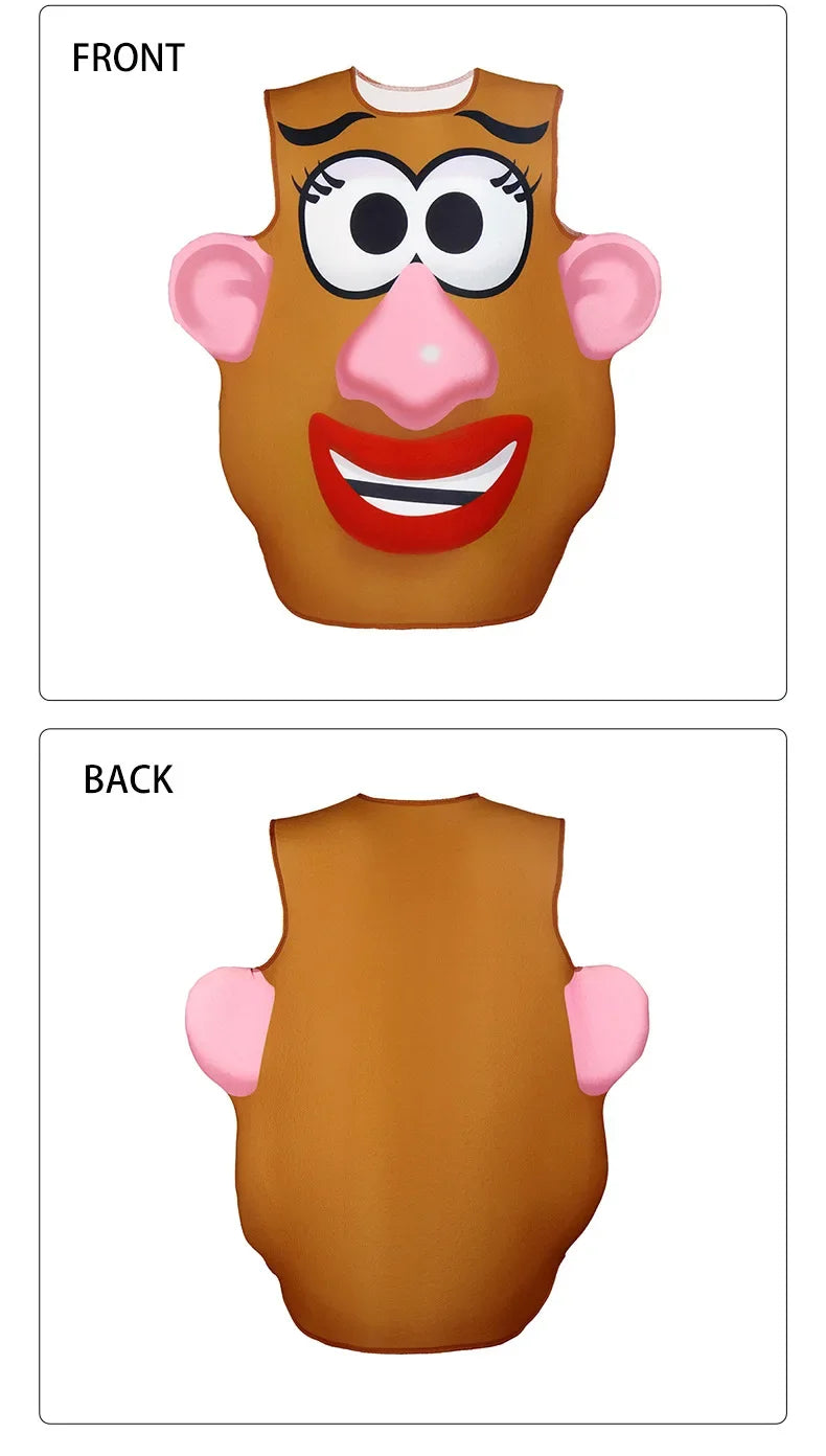 Playful Potato Head Costume for Halloween & Parties