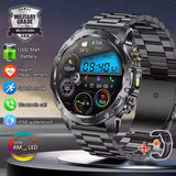 T-Rex 3 Military Grade 1000mAh Battery Smart Watch IP68 Waterproof GPS Bluetooth call AMOLED HD Men Sports 2026 New Smartwatch