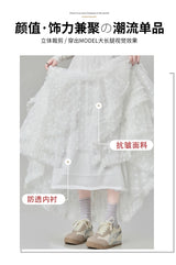 Gothic Lace Trumpet Skirt – Fairycore & Punk Streetwear