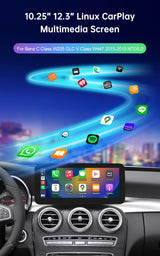 Mercedes Benz W205 GLC CarPlay & Android Auto Screen