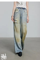 TOYOUTH Women Denim Jean 2025 Spring New Long Pants 8518053
