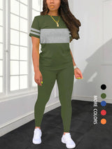 Women's Summer Casual  Set Fashionable Comfortable Ensemble Ladies Clothing Outfit
