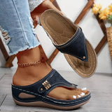Summer Women Wedge Sandals Open Toe Outdoor New Flip Flops Fashion Casual Designer Shoes Slip on Platform Sandals Slides Women