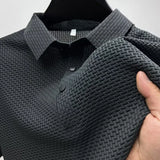 Men's Solid Color Polo Shirt | Breathable Summer Business Casual