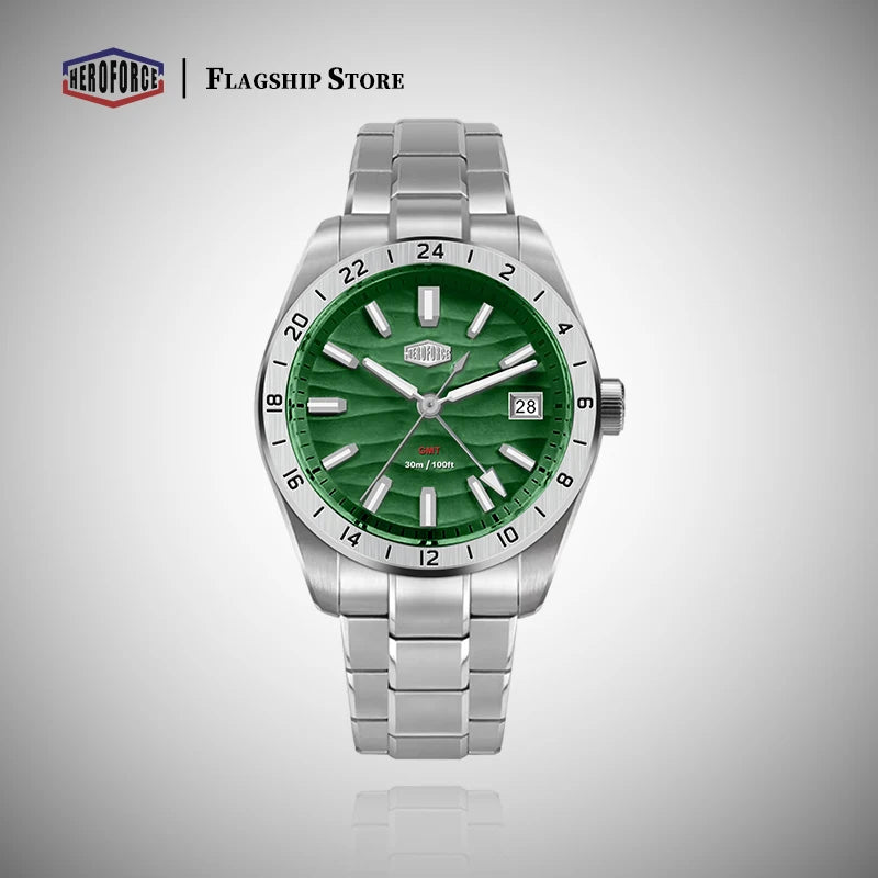 HEROFORCE GMT Men's Luxury Quartz Watch