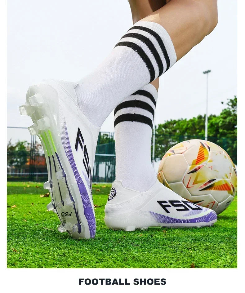 Men's Football Boots – Lace-Up Soccer Cleats