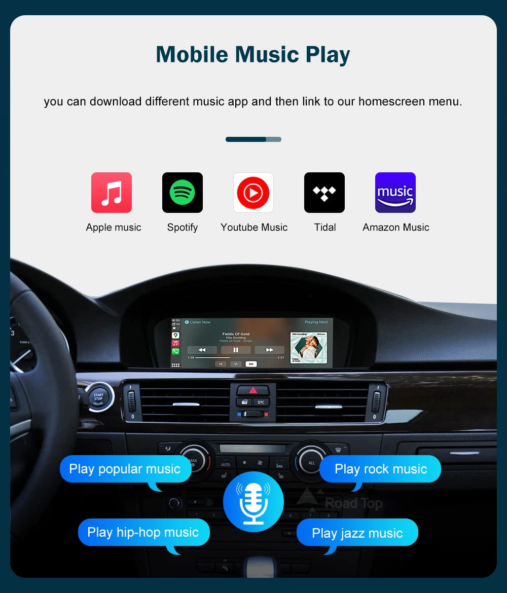 8.8'' Wireless CarPlay & Android Auto for BMW 3/5 Series – CCC & CIC Multimedia Screen