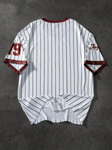 Retro Baseball Men's V-Neck Graphic Tee