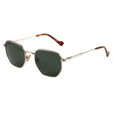 ZENOTTIC Hexagon Polarized Retro Sunglasses for Men Women-Vintage Metal Frame Design UV Protection Trendy Fashion Shades