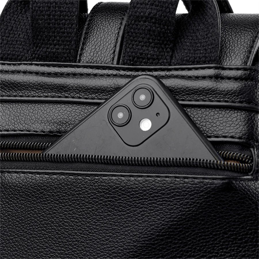 Luxury Vintage Leather Backpack