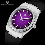PAGANI DESIGN 2025 new thin 7MM men's quartz watch VJ21 37MM sapphire stainless steel waterproof 10Bar luminous C3 reloj hombre