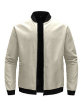 Men's Lightweight Zip-Up Baseball Collar Jacket