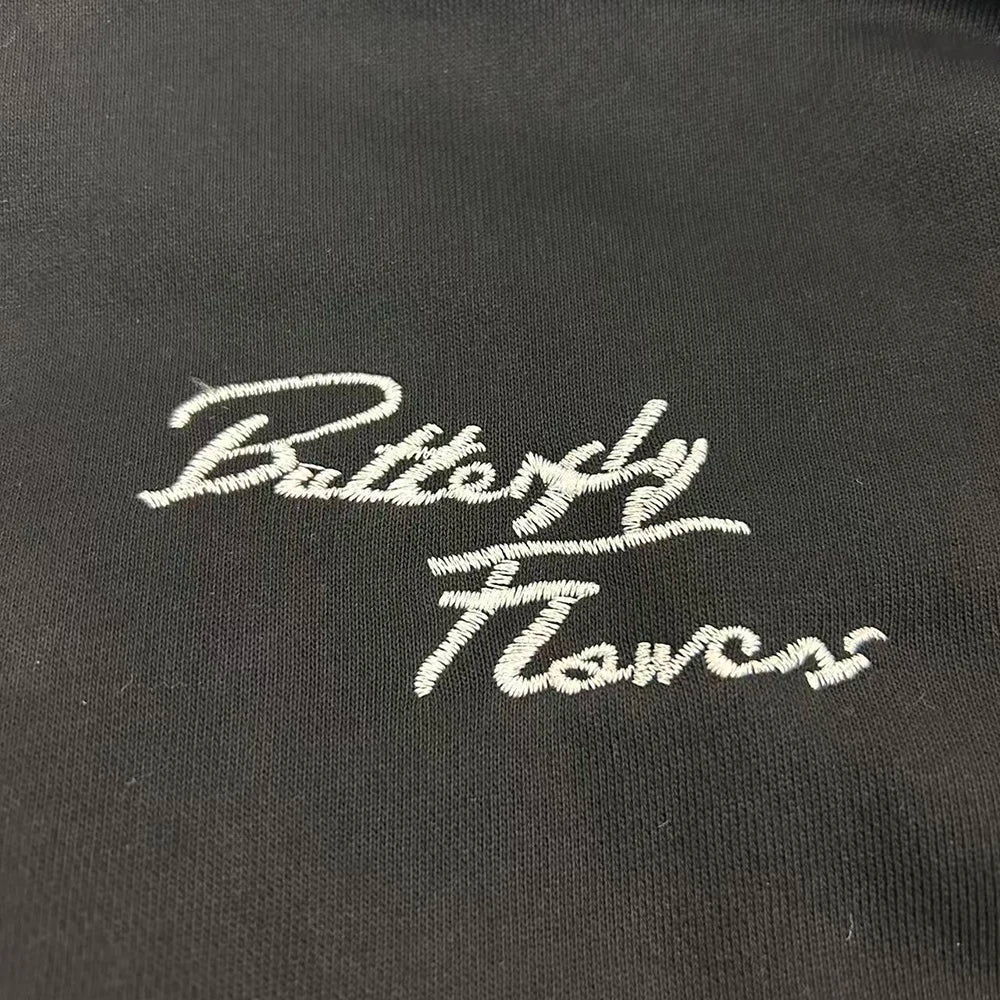 Men’s Butterfly Embroidered Cotton Hoodie
