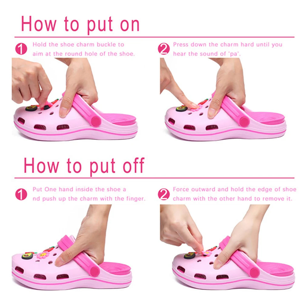16-100Pcs Music KATSEYE Shoe Charms For Bubble Slides Clogs Sandals,PVC Shoe Decorations Accessories Buckle For Christmas Gifts