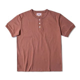 Heavyweight Cotton Henley Tee – Vintage Everyday Essential