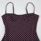 Y2K Polka Dot Mini Dress