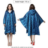 Waterproof Hooded Rain Poncho – Lightweight & Stylish