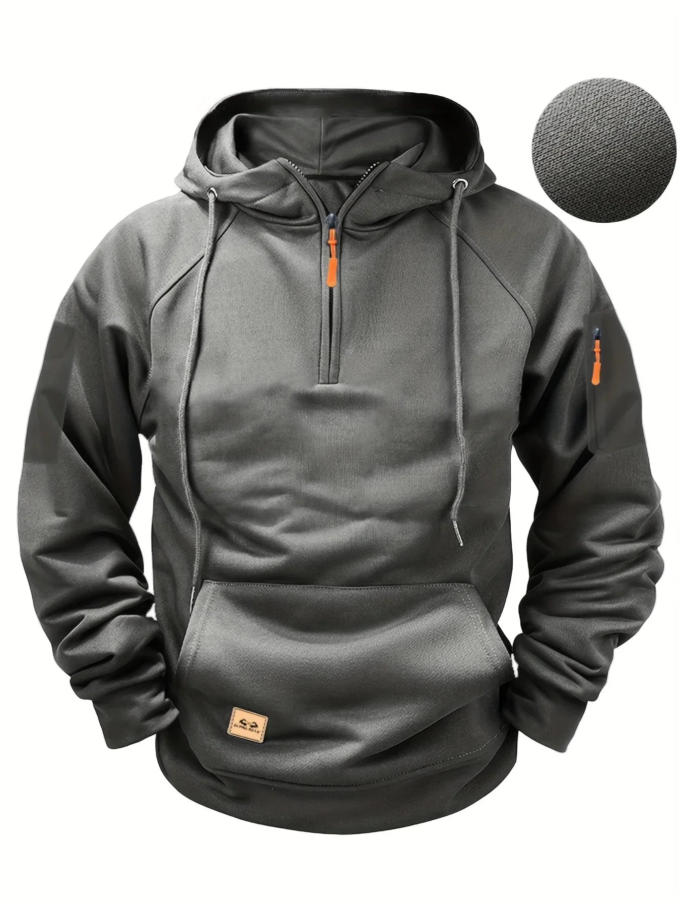 Multi-Pocket Zippered Tech Hoodie