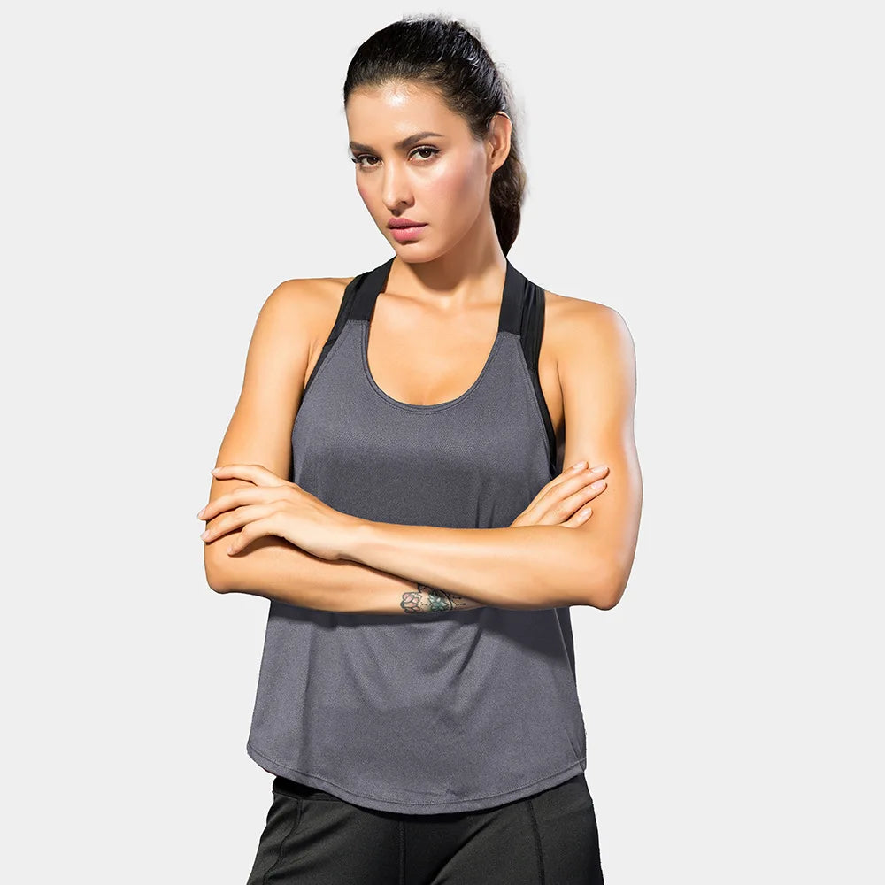 Open-Back Activewear Workout Tank